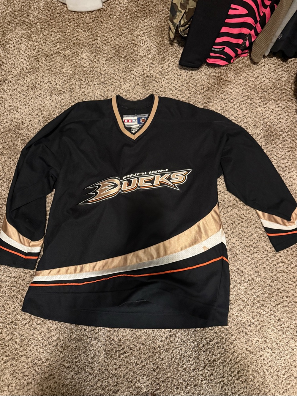 Anaheim Ducks CCM - George Parros Jersey